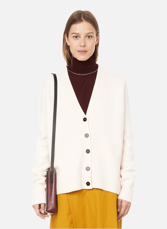 Cardigan en laine Rose by JIL SANDER JIL SANDER Cardigan en laine Rose