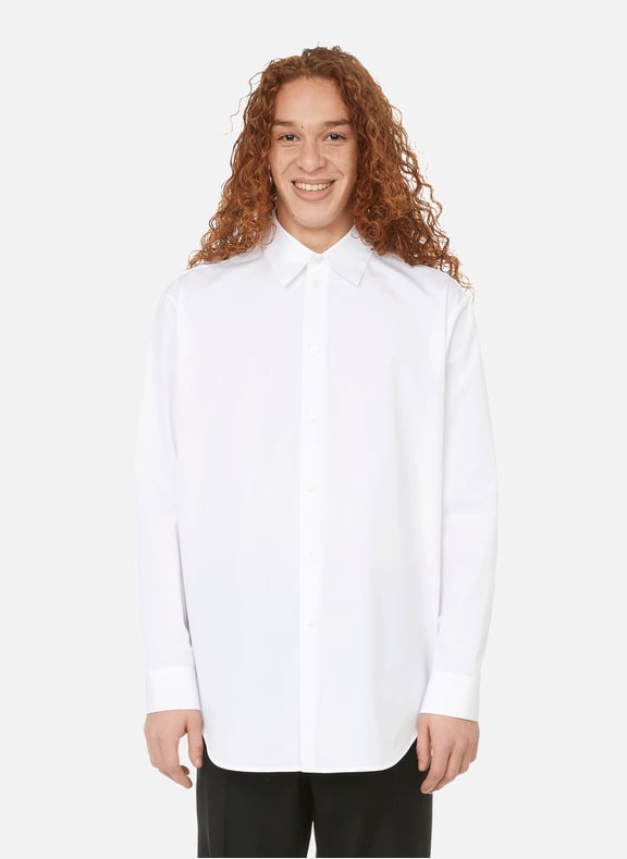 Chemise à manches longues Blanc by JIL SANDER JIL SANDER Chemise à manches longues Blanc