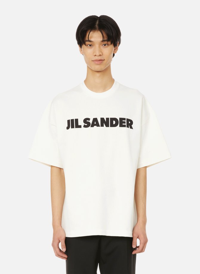 T-shirt en coton avec logo JIL SANDER