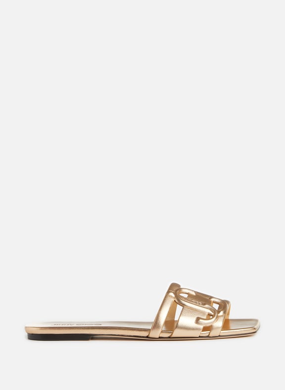 Claquette discount femme dore