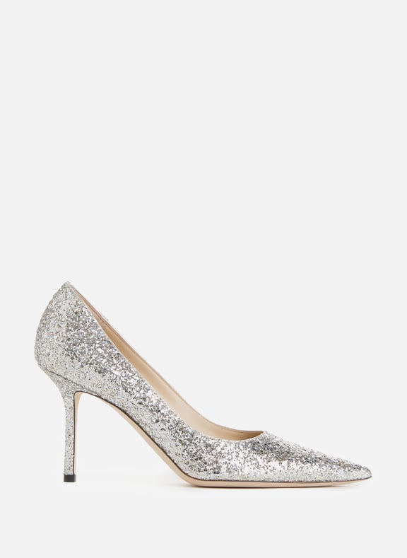 Escarpins Love en cuir Argent by JIMMY CHOO JIMMY CHOO Escarpins Love en cuir Argent