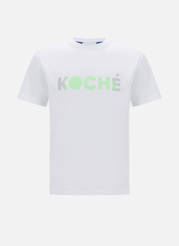 KOCHÉ T-shirt en coton Blanc
