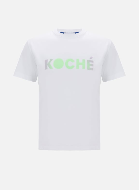 T-shirt en coton Blanc by KOCHÉ KOCHÉ T-shirt en coton Blanc