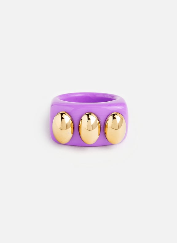 Bague Duster Violet by LA MANSO LA MANSO Bague Duster Violet
