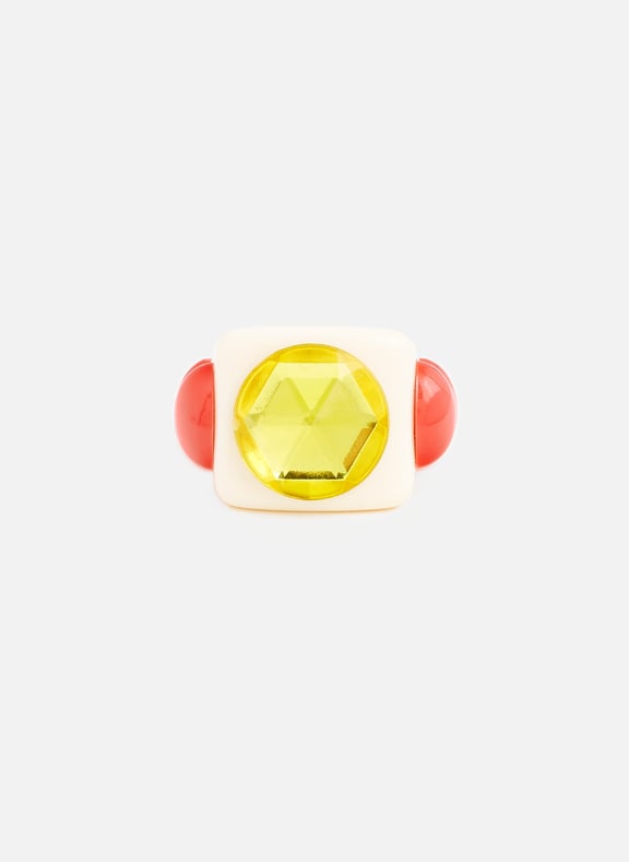 Bague Thanx God I'm Lucky Beige by LA MANSO LA MANSO Bague Thanx God I'm Lucky Beige