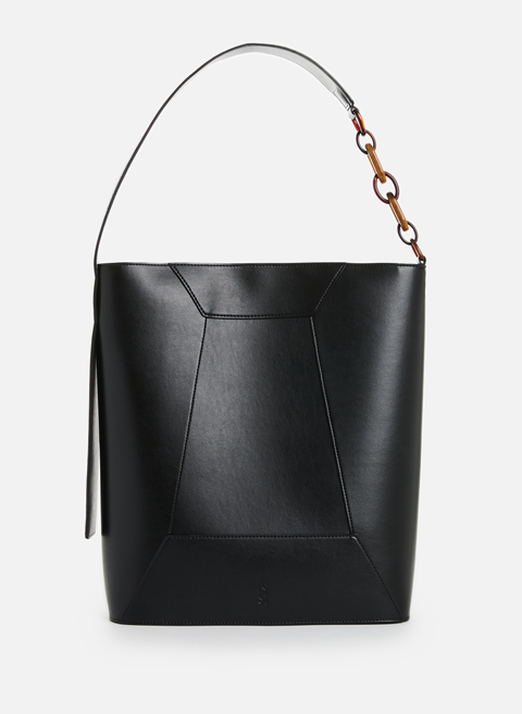 Vegan leather tote bag BlackLA SINGULIERE & LE SINGULIER 