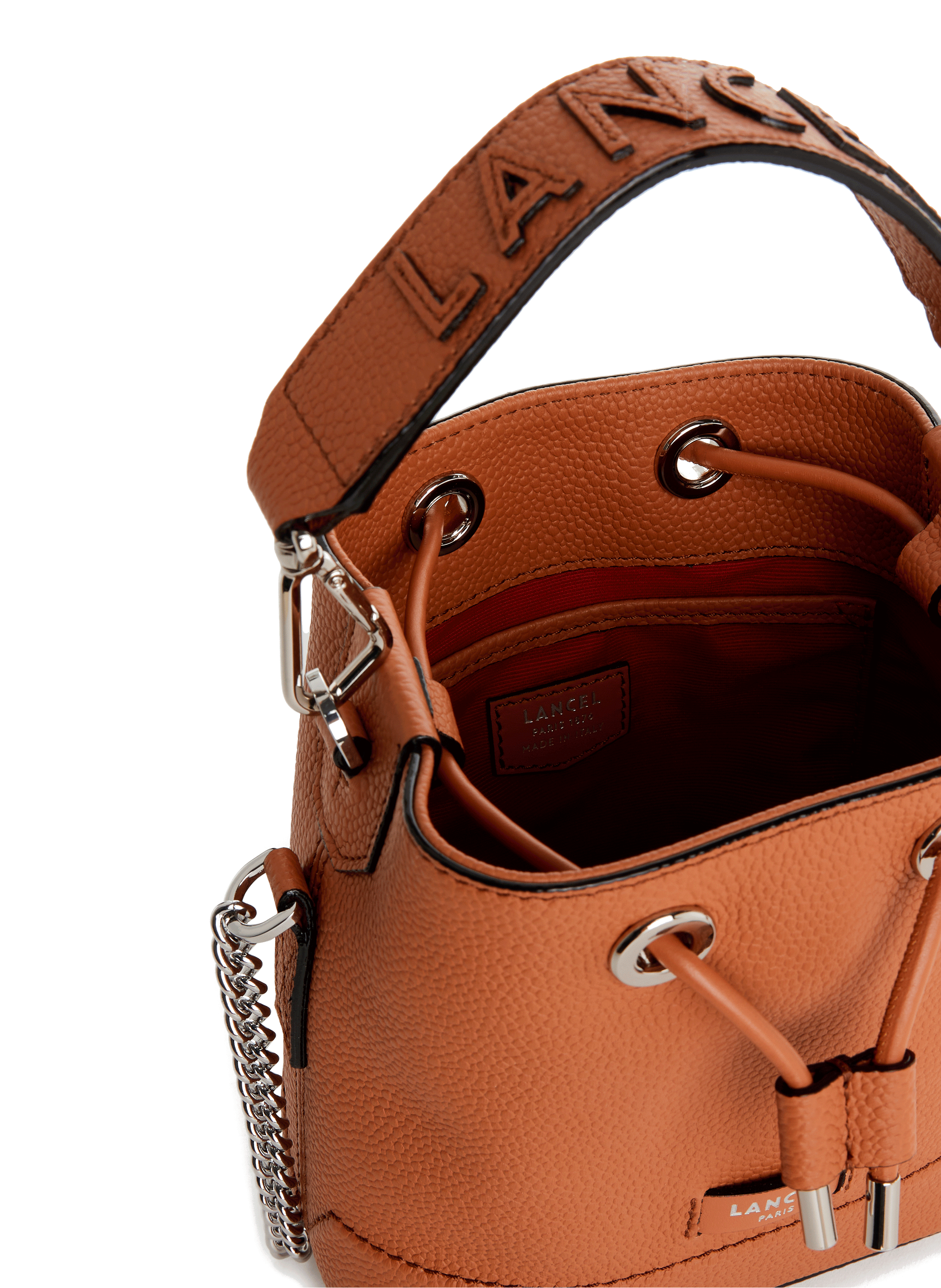 MINI SAC SEAU NINON EN CUIR - LANCEL pour FEMME | Printemps.com