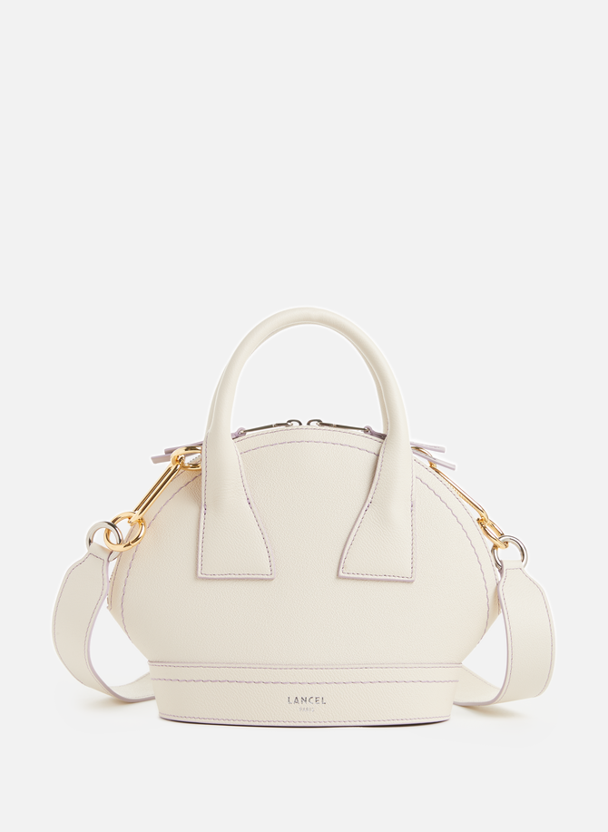 Small Macaron leather handbag LANCEL