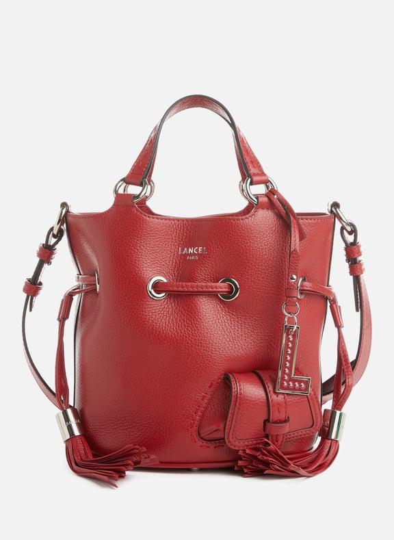 Petit sac seau Premier Flirt en cuir Rouge by LANCEL LANCEL Petit sac seau Premier Flirt en cuir Rouge