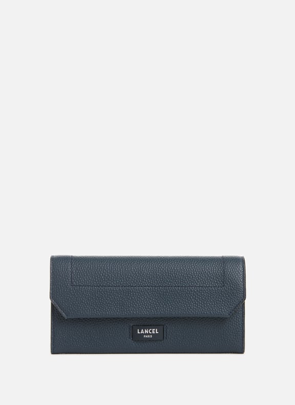 Portefeuille Ninon en cuir Bleu by LANCEL LANCEL Portefeuille Ninon en cuir Bleu