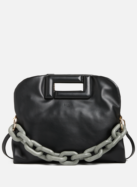 Cocoon leather handbag BlackLANCEL 