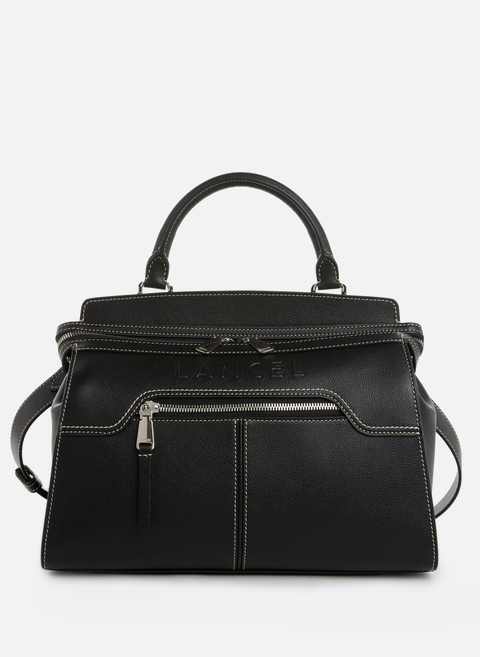 Ines leather handbag BlackLANCEL 