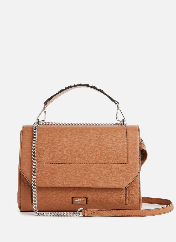 Ninon flap bag in leather LANCEL