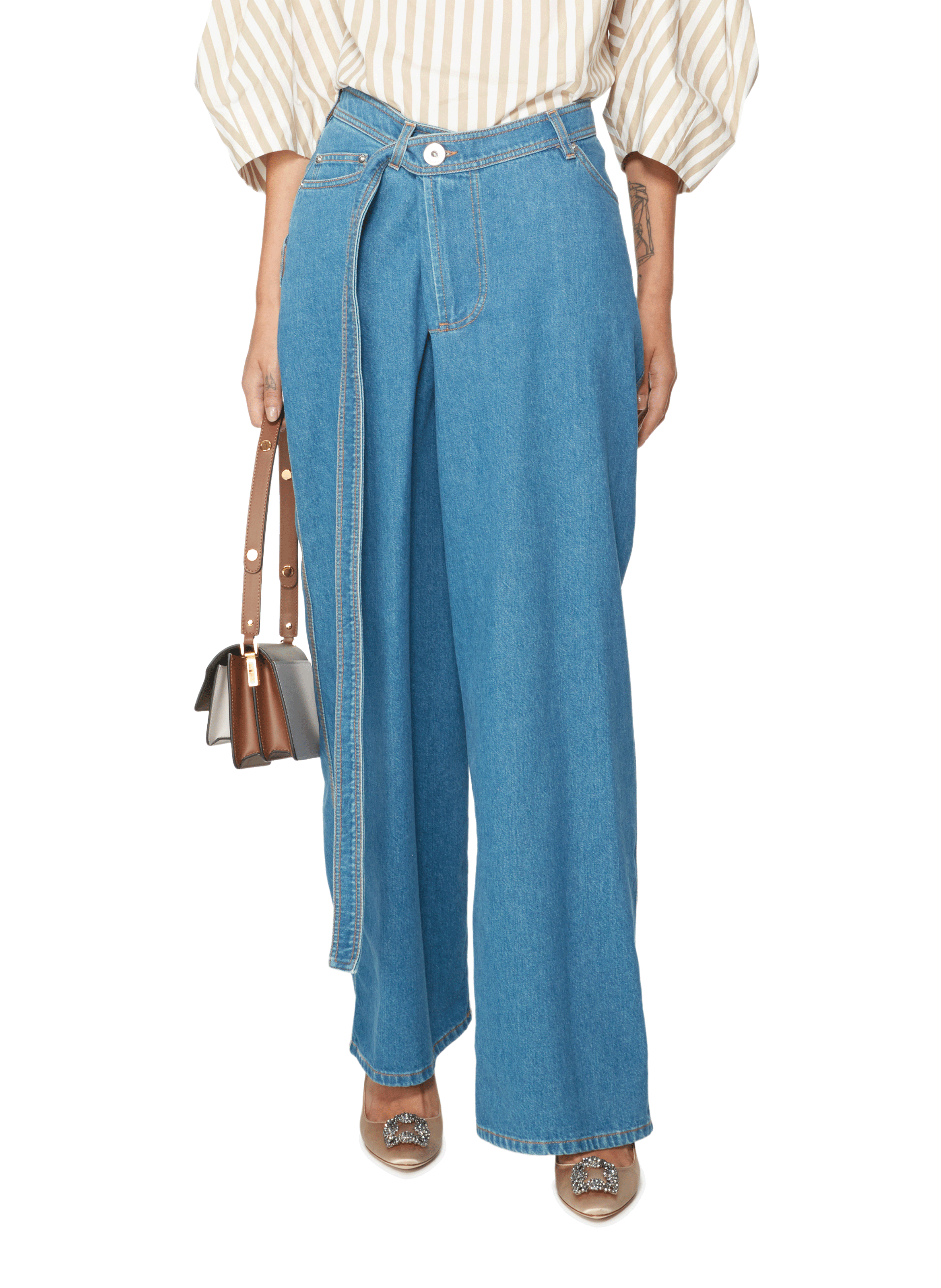 Femme Vêtements Jeans Jeans coupe droite Pantalon en jean Jean Lanvin en coloris Bleu 