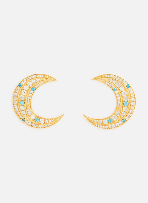 La luna earrings Gold LAVANI JEWELS 