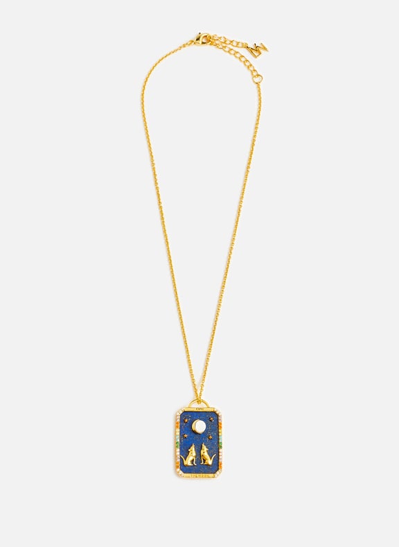 Collier The Moon Card en or Multicolore by LAVANI JEWELS LAVANI JEWELS Collier The Moon Card en or Multicolore