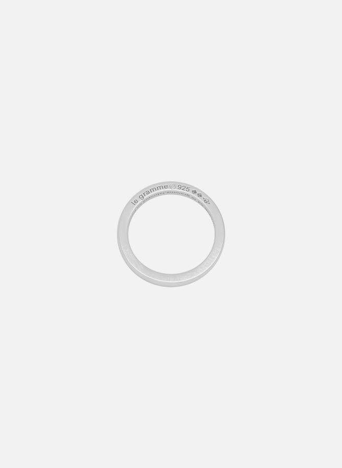 LE GRAMME Ring aus poliertem Silber, 3 g