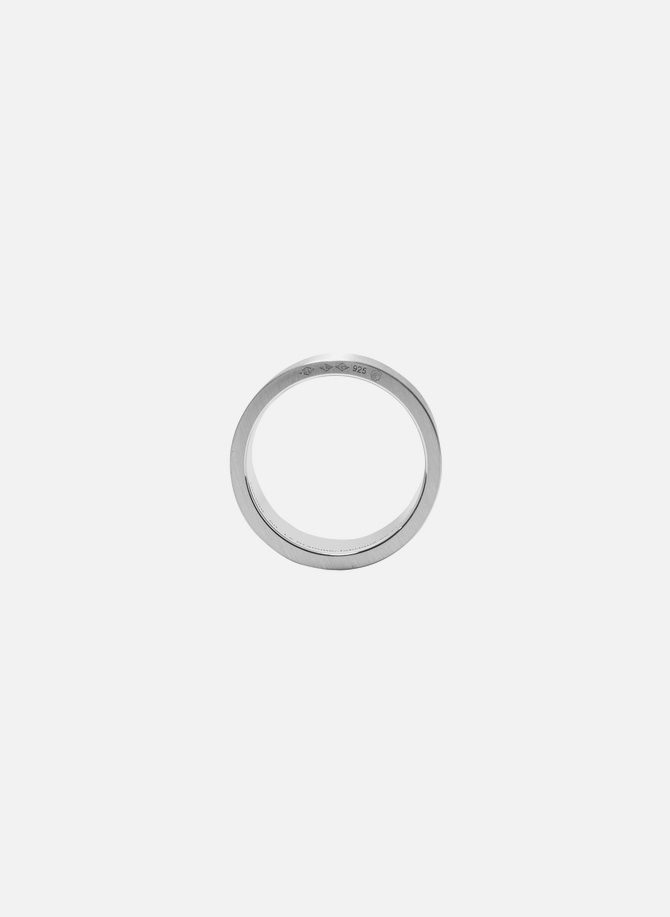 15g ribbon ring in smooth brushed silver LE GRAMME