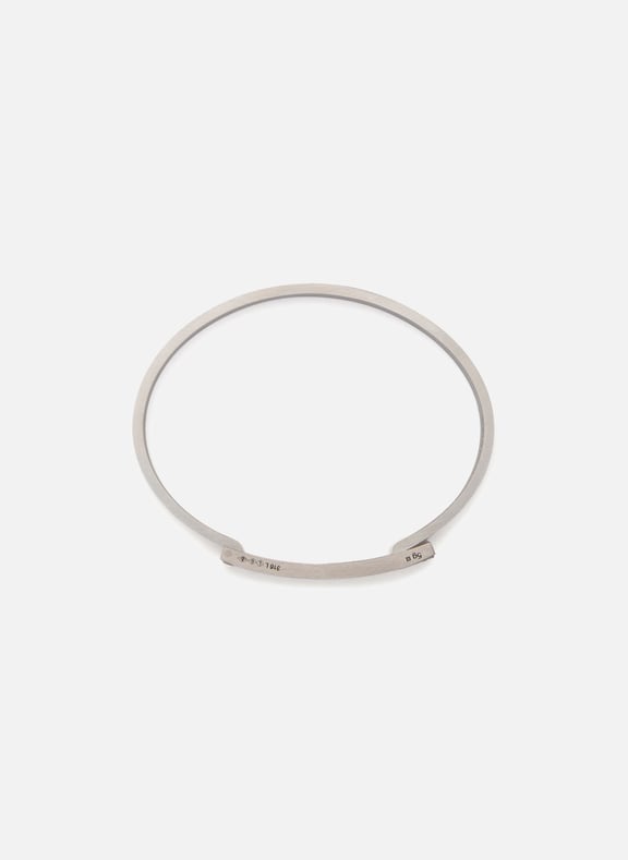 Bracelet assemblage 21g en inox lisse brossé Argent by LE GRAMME LE GRAMME Bracelet assemblage 21g en inox lisse brossé Argent