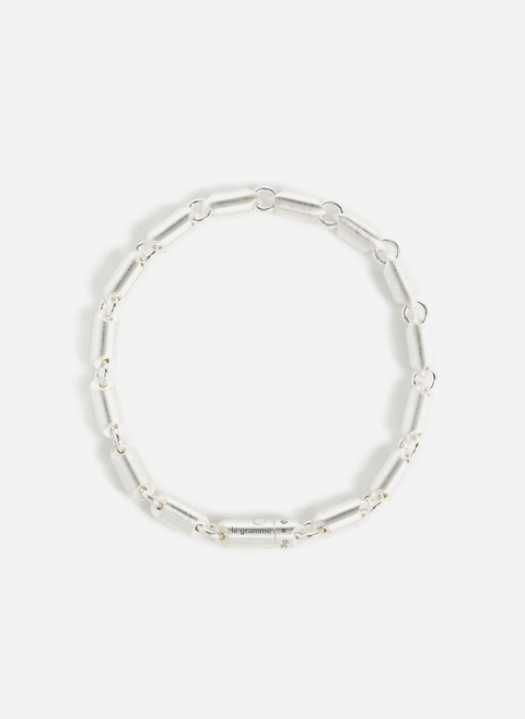 25g segment bracelet in brushed silver SilverLE GRAMME 