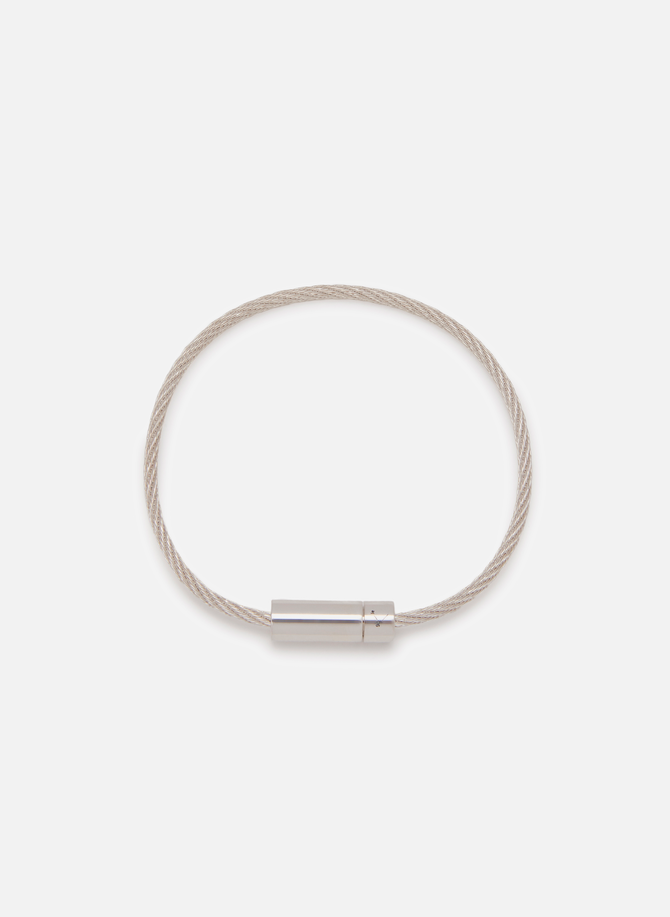 9g cable bracelet in polished smooth silver LE GRAMME