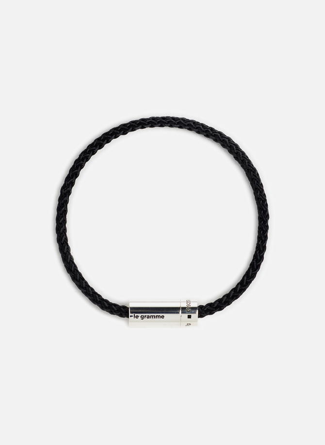 Nato cable bracelet le 7g black LE GRAMME