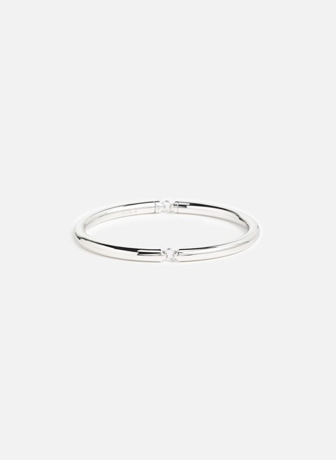 35g segment bangle bracelet with 2 rings SilverLE GRAMME 