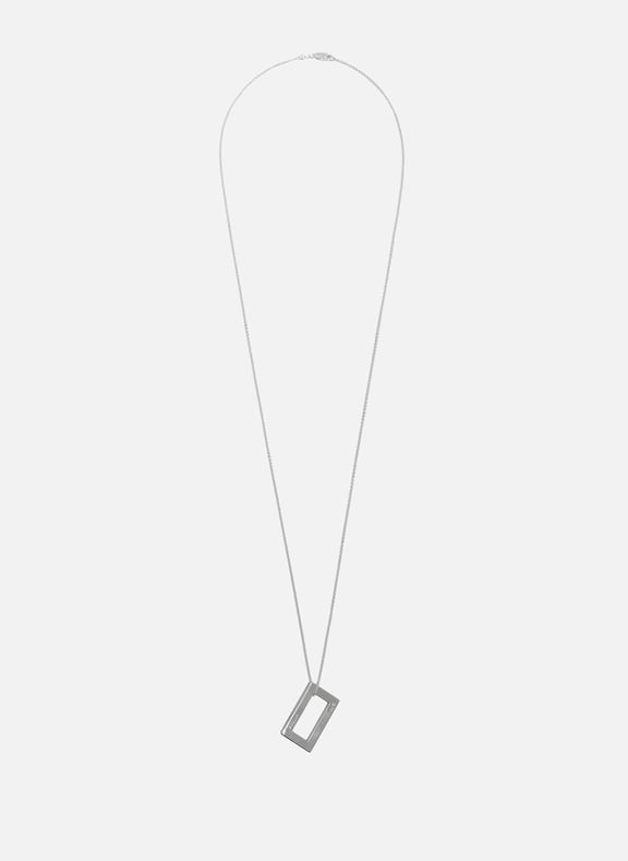 Collier rectangle le 3,4 en argent lisse poli Argent by LE GRAMME LE GRAMME Collier rectangle le 3,4 en argent lisse poli Argent
