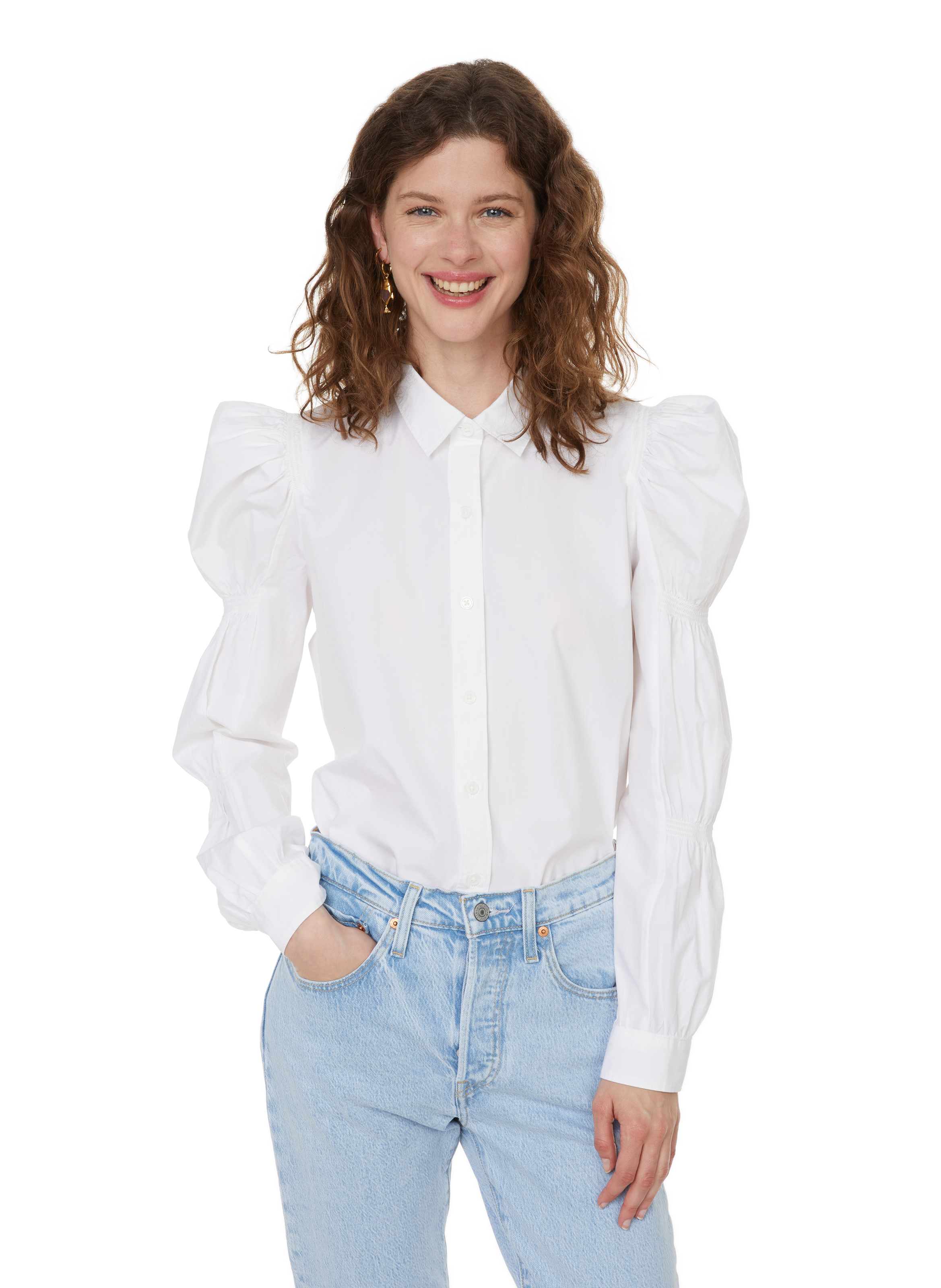 Printemps.com Femme Vêtements Chemises En jean Chemise en coton denim organique 