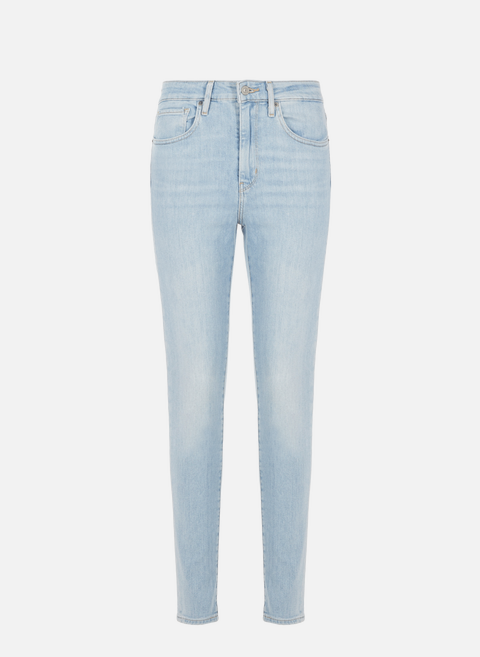 721 High-Rise Skinny Jeans aus Stretch-Baumwolle BlauLEVI'S 