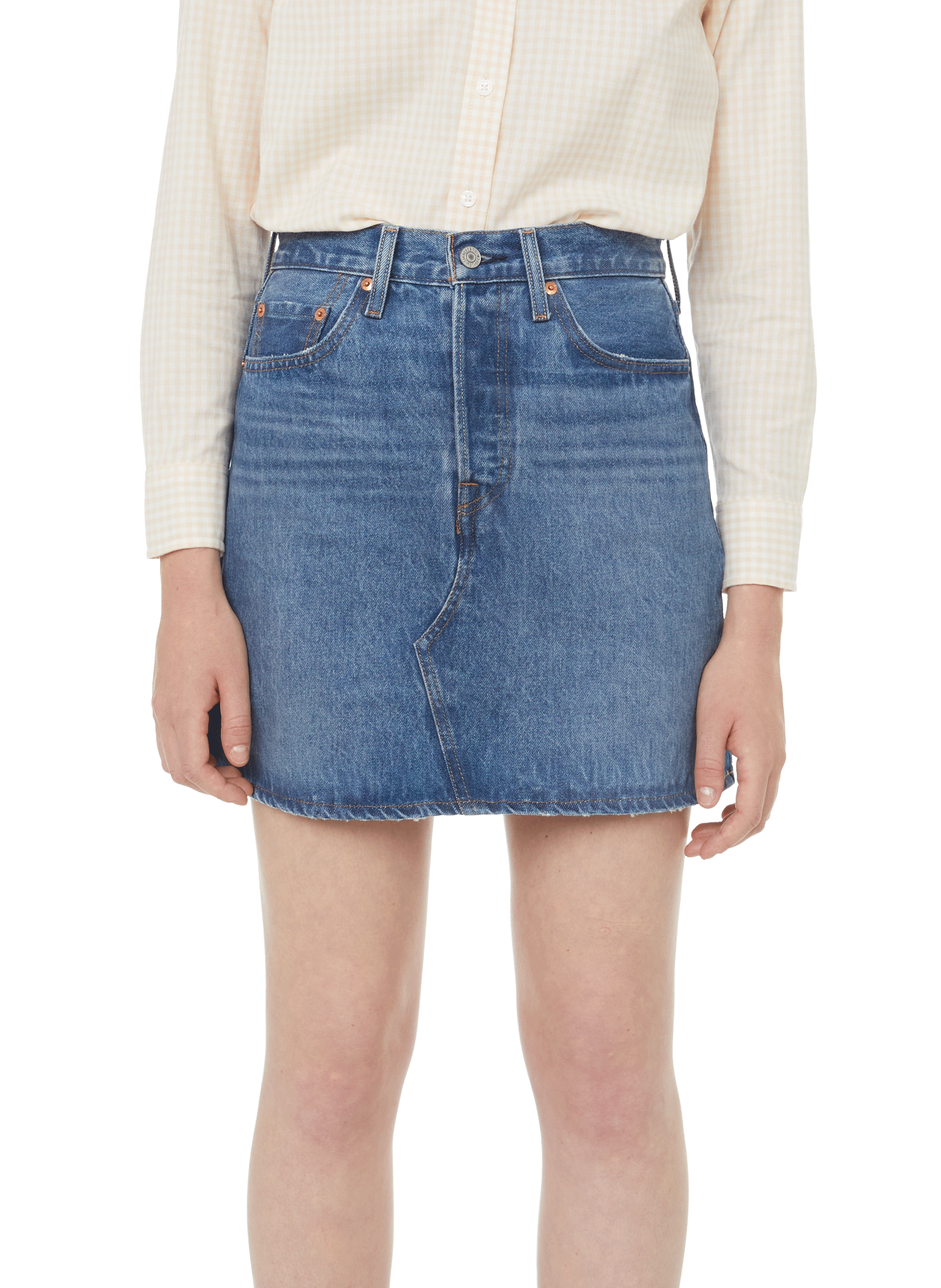 Printemps.com Femme Vêtements Jupes Mini-jupes Mini jupe en jean 