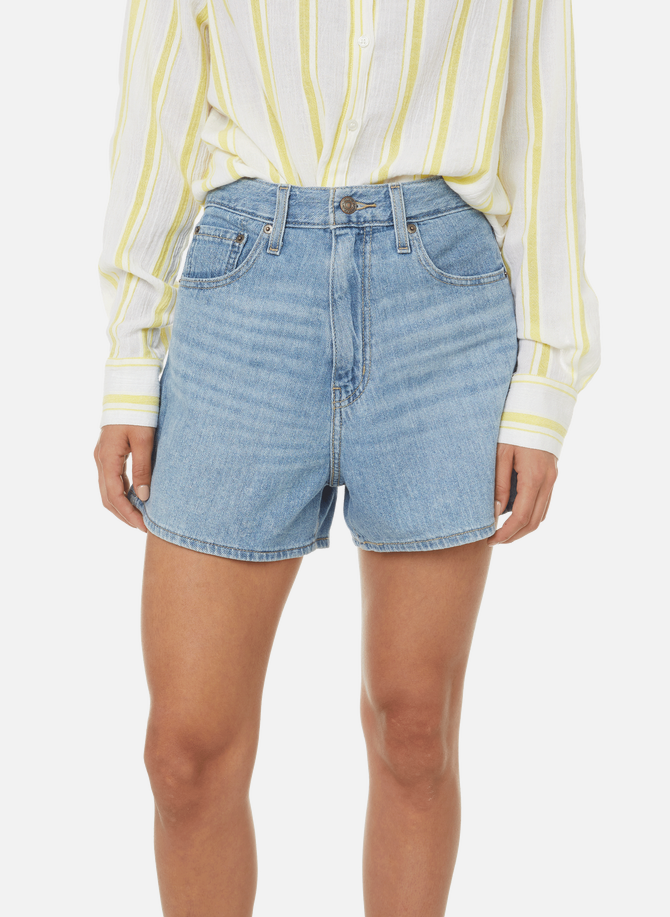 LEVI'S loose-fitting cotton and hemp denim shorts