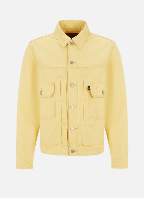 Cotton denim jacket YellowLEVI'S 