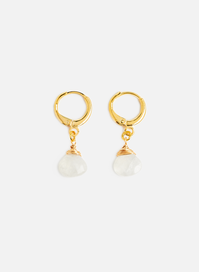 Cali LILO stone pendant earrings