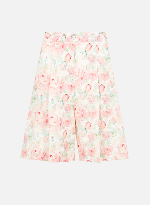 Linen floral shorts MulticolorLIYA 