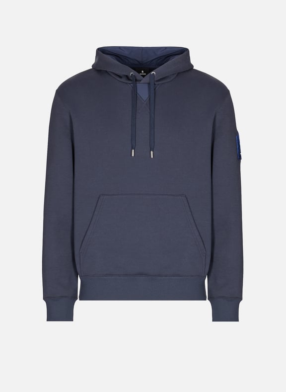 Hoodie en coton mélangé Bleu by MACKAGE MACKAGE Hoodie en coton mélangé Bleu