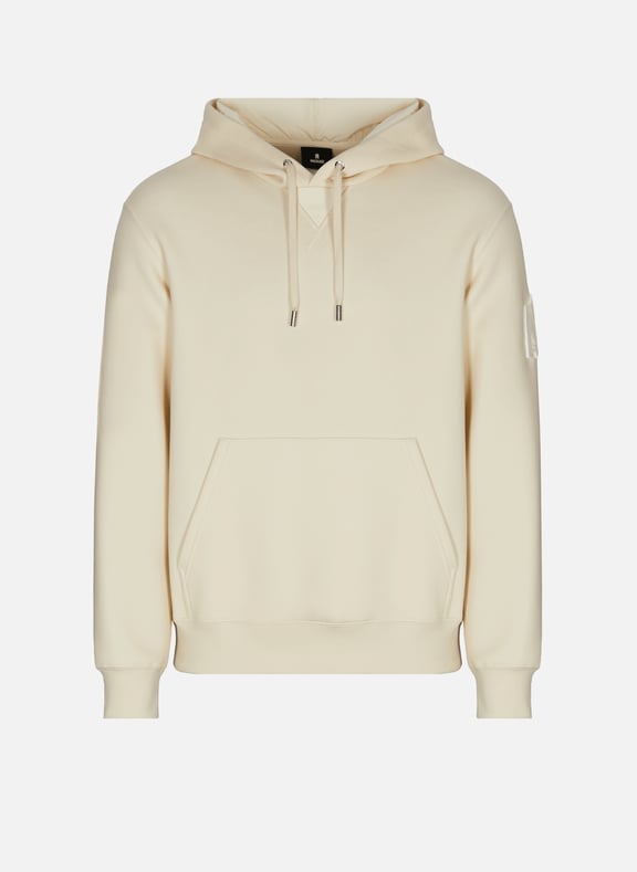 Hoodie en coton mélangé Beige by MACKAGE MACKAGE Hoodie en coton mélangé Beige