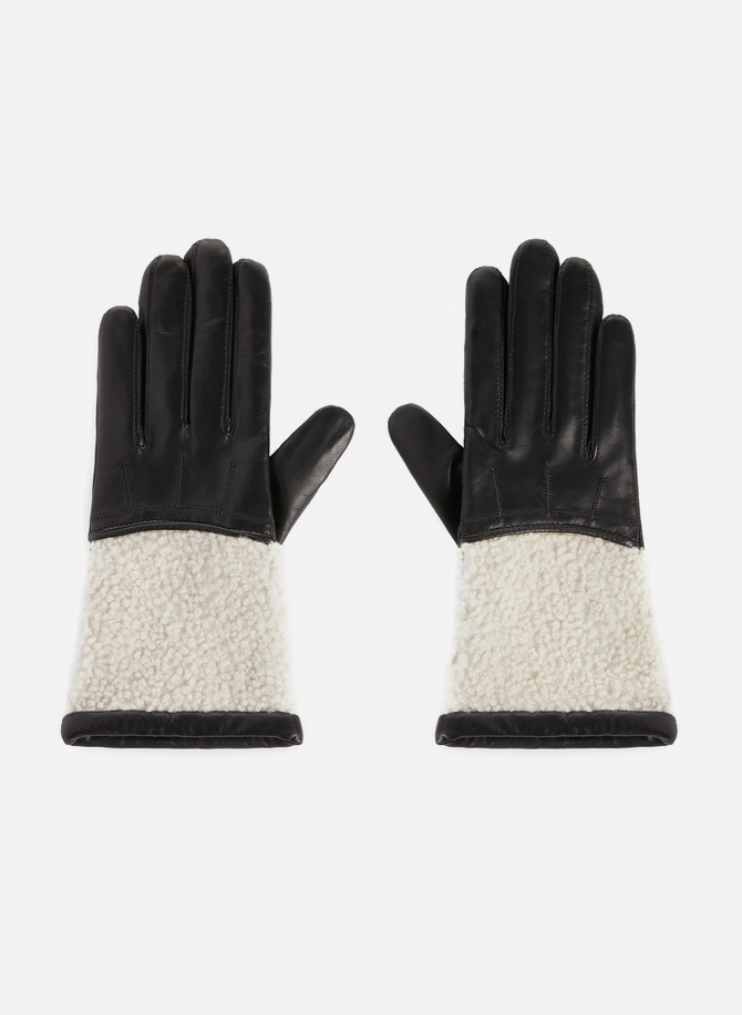 Eva leather gloves MAISON FABRE