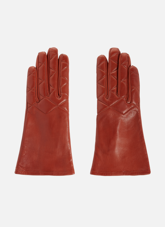 Happia Leather Gloves Maison Fabre