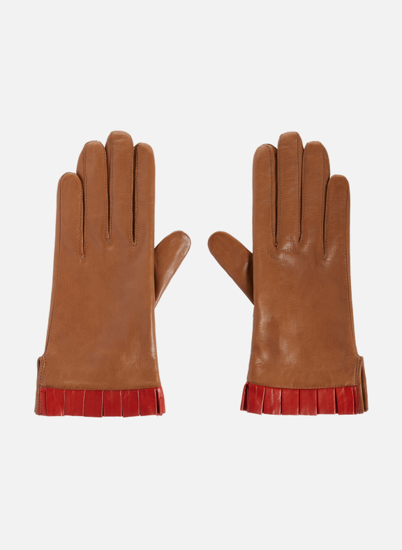 Harpe Leather Gloves Maison Fabre For