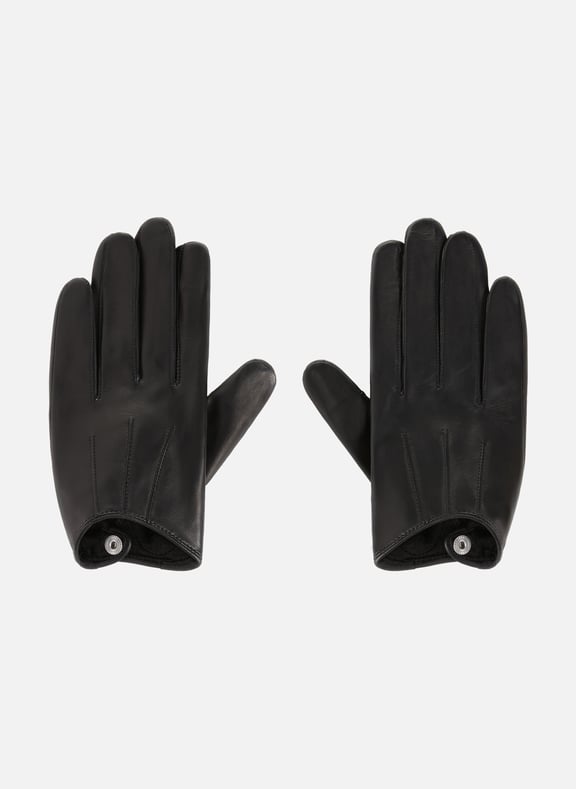 Gants Jack en cuir Noir by MAISON FABRE MAISON FABRE Gants Jack en cuir Noir