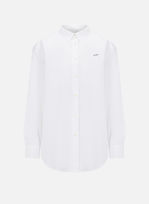 Saint Ger Amour shirt in cotton poplin WhiteMAISON LABICHE 