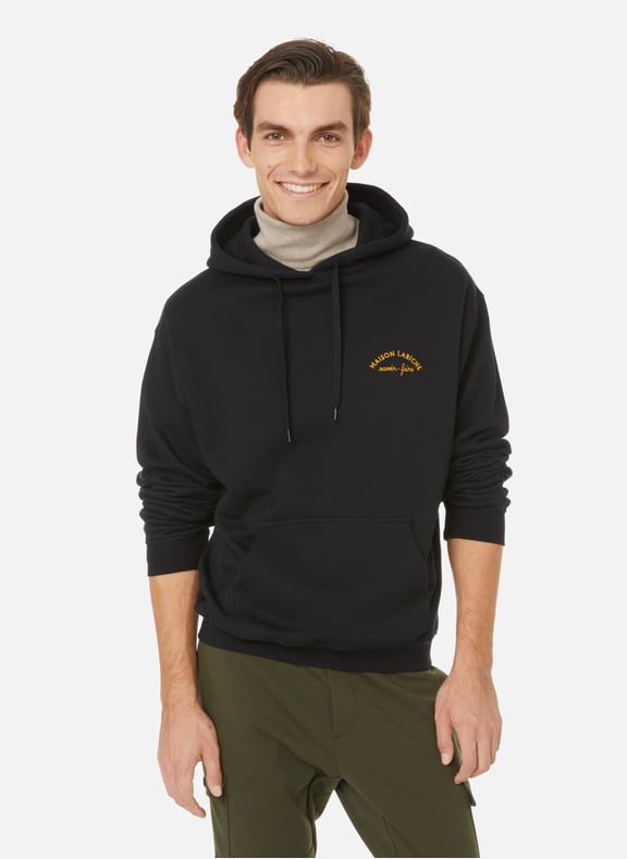 Hoodie logotypé Noir by MAISON LABICHE MAISON LABICHE Hoodie logotypé Noir