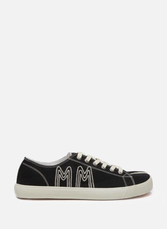 Baskets en toile Noir by MAISON MARGIELA MAISON MARGIELA Baskets en toile Noir