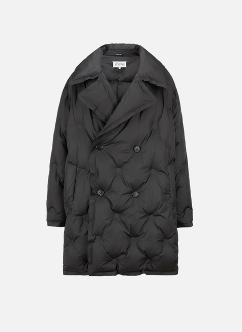 Oversized quilted design down jacket BlackMAISON MARGIELA 