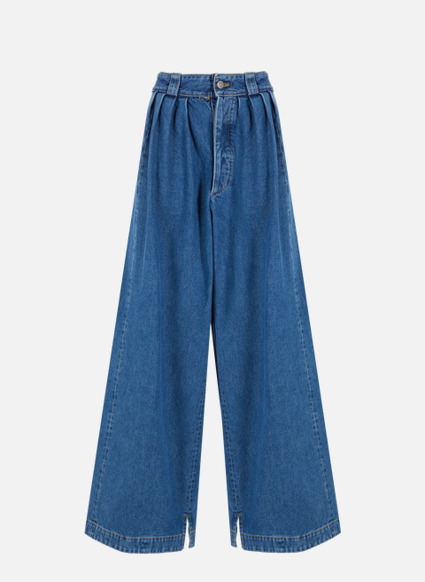 Jeans mit weitem Bein BlauMAISON MARGIELA 
