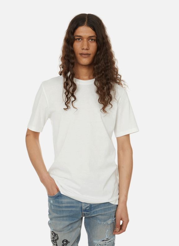 MAISON MARGIELA Pack de trois t-shirts en coton Blanc