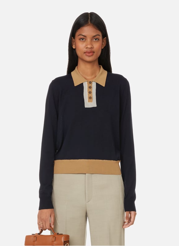 Pull en laine et coton mélangés Multicolore by MAISON MARGIELA MAISON MARGIELA Pull en laine et coton mélangés Multicolore