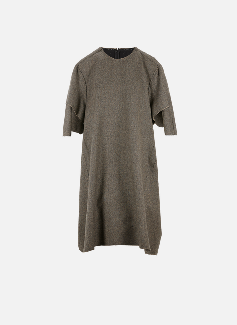 Gray wool dressMAISON MARGIELA 