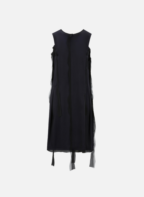 Robe sans manches Anonymity of the lining BleuMAISON MARGIELA 